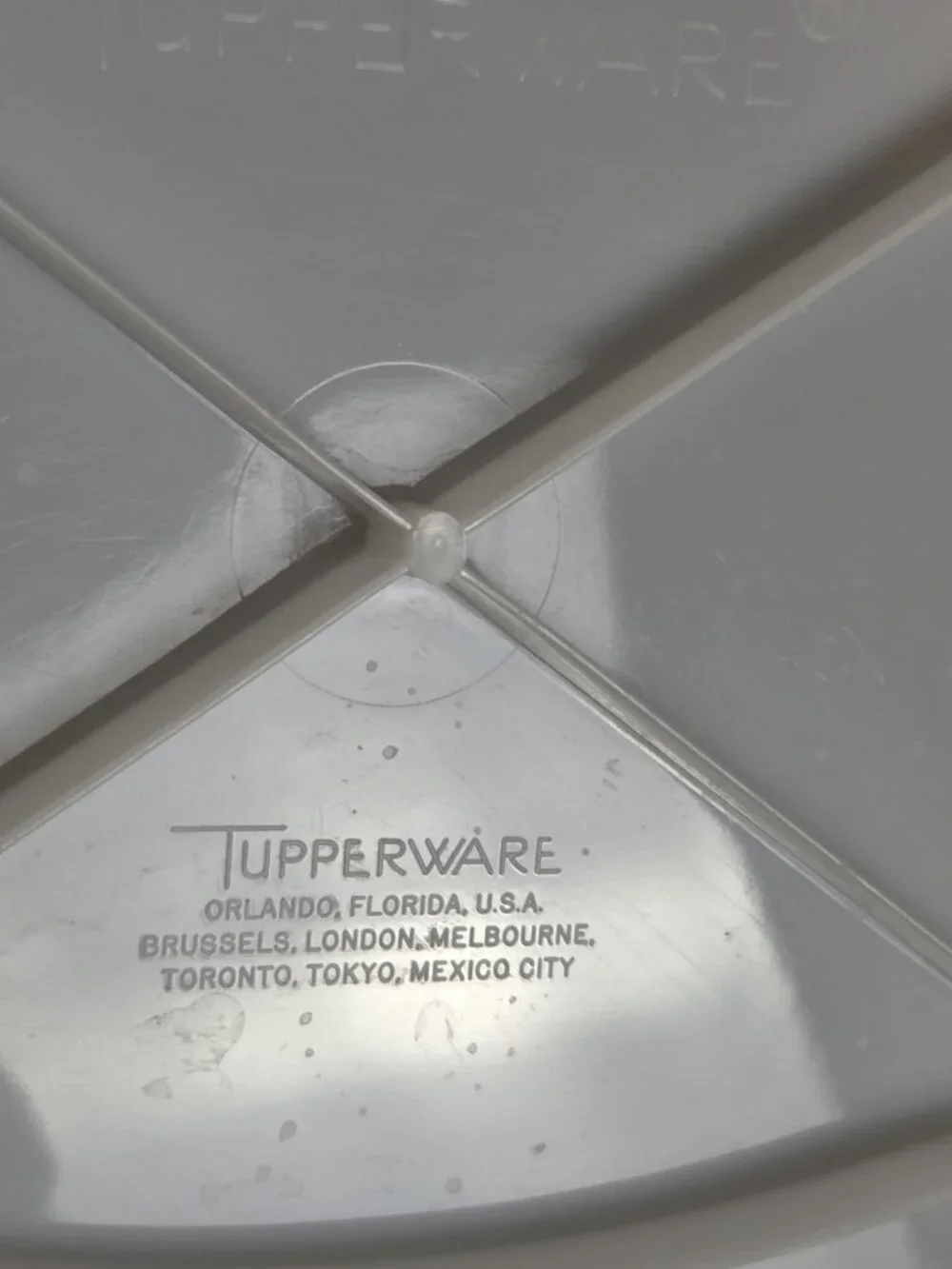 Tupperware Rectangular Plastic Serving Saver Storage Container White/Clear